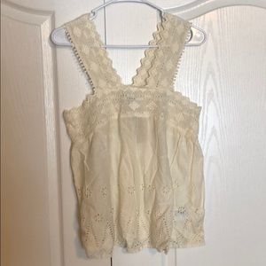NWT! Eyelet tank top